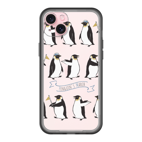 スリムプロテクションプレミアムケース［ キュートペンギンマーチ ］