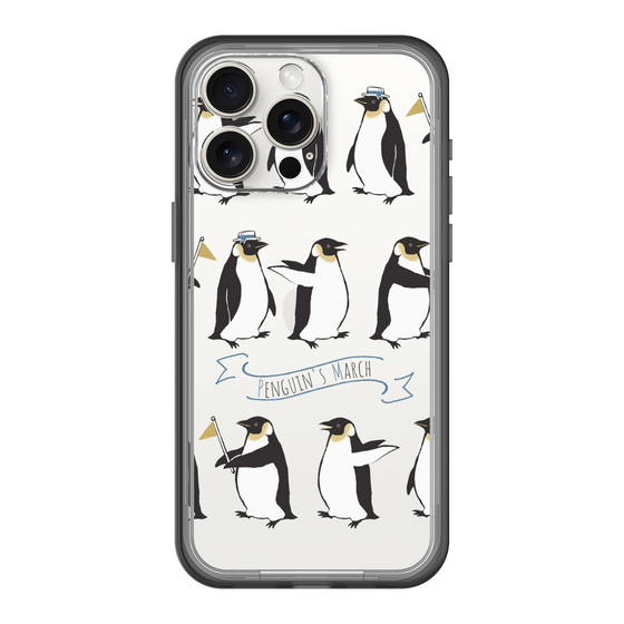 スリムプロテクションプレミアムケース［ キュートペンギンマーチ ］