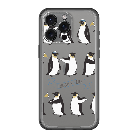 スリムプロテクションプレミアムケース［ キュートペンギンマーチ ］