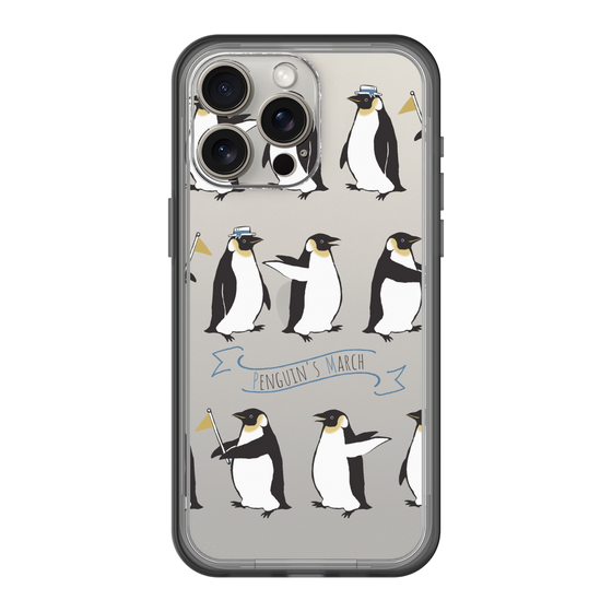 スリムプロテクションプレミアムケース［ キュートペンギンマーチ ］