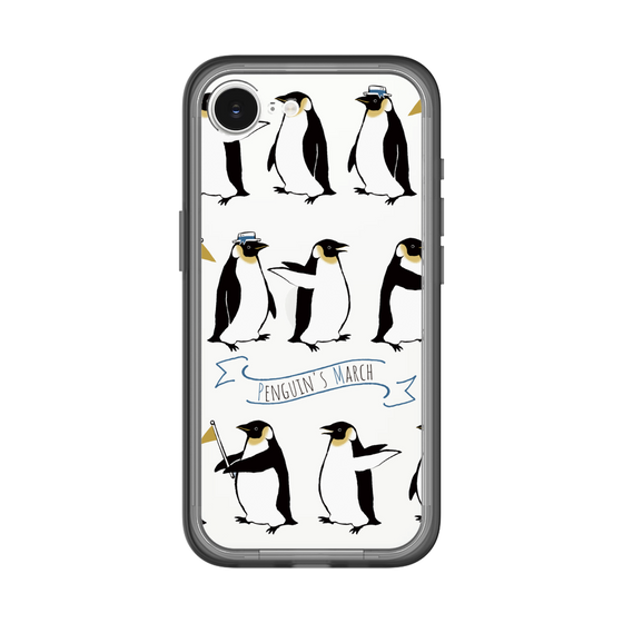 スリムプロテクションプレミアムケース［ キュートペンギンマーチ ］
