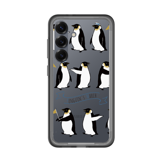 スリムプロテクションプレミアムケース［ キュートペンギンマーチ ］