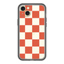 スリムプロテクションプレミアムケース［ 市松模様 - Red ］