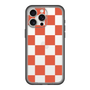 スリムプロテクションプレミアムケース［ 市松模様 - Red ］