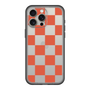 スリムプロテクションプレミアムケース［ 市松模様 - Red ］