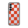スリムプロテクションプレミアムケース［ 市松模様 - Red ］