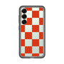 スリムプロテクションプレミアムケース［ 市松模様 - Red ］