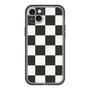 スリムプロテクションプレミアムケース［ 市松模様 - Black ］