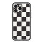 スリムプロテクションプレミアムケース［ 市松模様 - Black ］