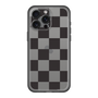 スリムプロテクションプレミアムケース［ 市松模様 - Black ］