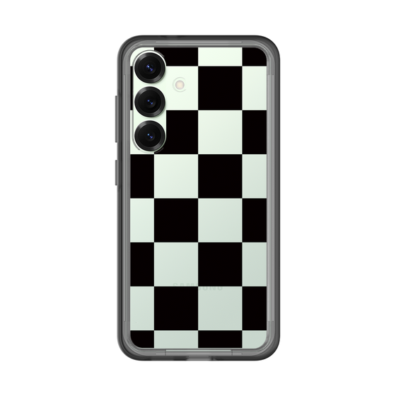 スリムプロテクションプレミアムケース［ 市松模様 - Black ］