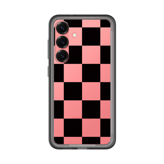 スリムプロテクションプレミアムケース［ 市松模様 - Black ］