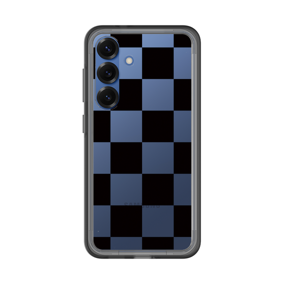 スリムプロテクションプレミアムケース［ 市松模様 - Black ］