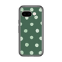 スリムプロテクションプレミアムケース［ 水彩ドット・レトロカラー - Green ］