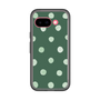 スリムプロテクションプレミアムケース［ 水彩ドット・レトロカラー - Green ］