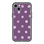 スリムプロテクションプレミアムケース［ 水彩ドット・レトロカラー - Purple ］
