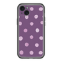 スリムプロテクションプレミアムケース［ 水彩ドット・レトロカラー - Purple ］