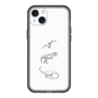 スリムプロテクションプレミアムケース［ Dinosaurs No.1 - White ］