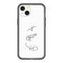スリムプロテクションプレミアムケース［ Dinosaurs No.1 - White ］