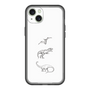 スリムプロテクションプレミアムケース［ Dinosaurs No.1 - White ］