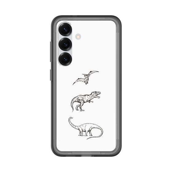 スリムプロテクションプレミアムケース［ Dinosaurs No.1 - White ］