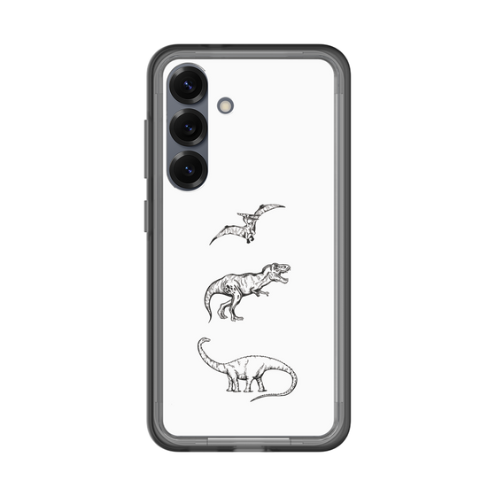 スリムプロテクションプレミアムケース［ Dinosaurs No.1 - White ］