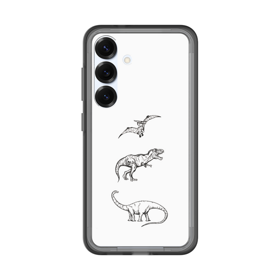 スリムプロテクションプレミアムケース［ Dinosaurs No.1 - White ］