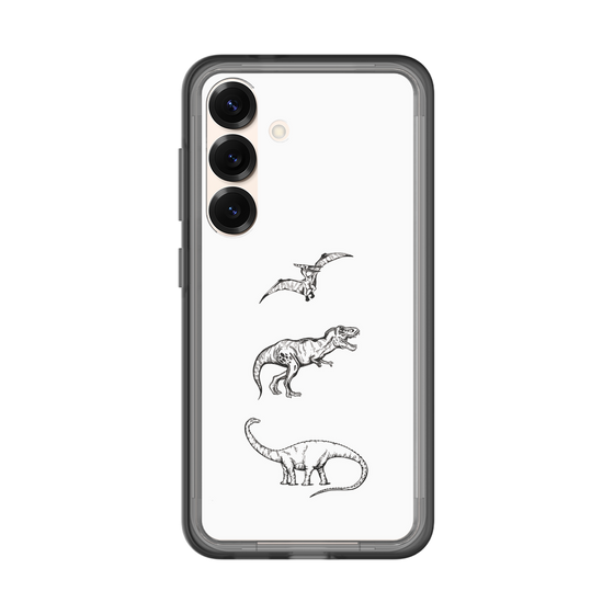 スリムプロテクションプレミアムケース［ Dinosaurs No.1 - White ］