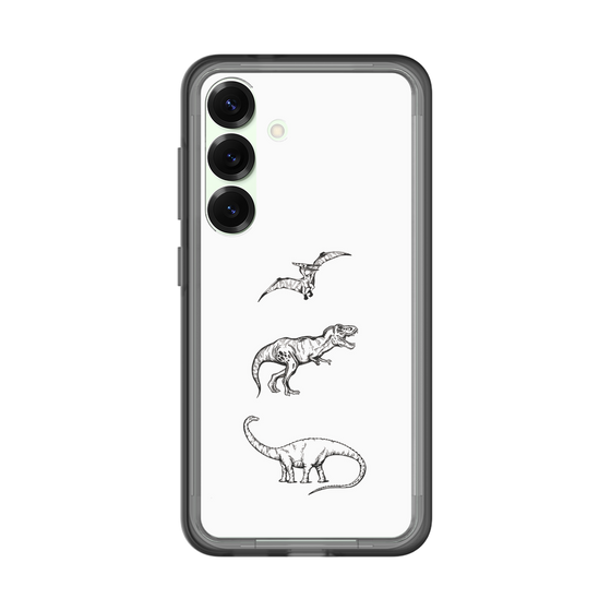 スリムプロテクションプレミアムケース［ Dinosaurs No.1 - White ］