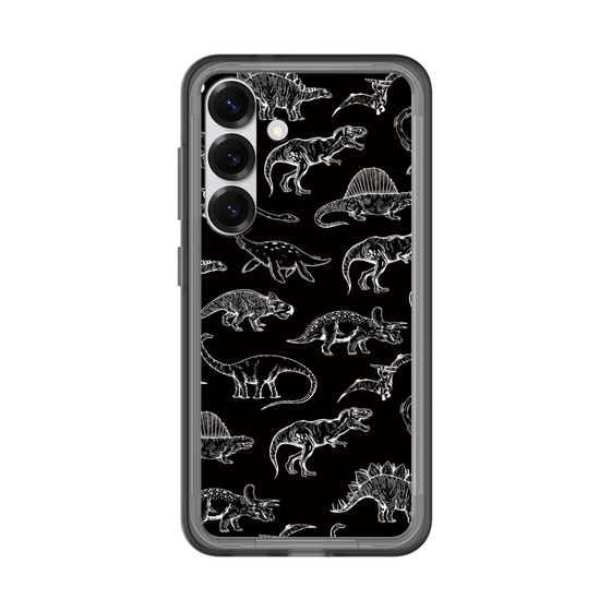 スリムプロテクションプレミアムケース［ Dinosaurs No.2 - Black ］