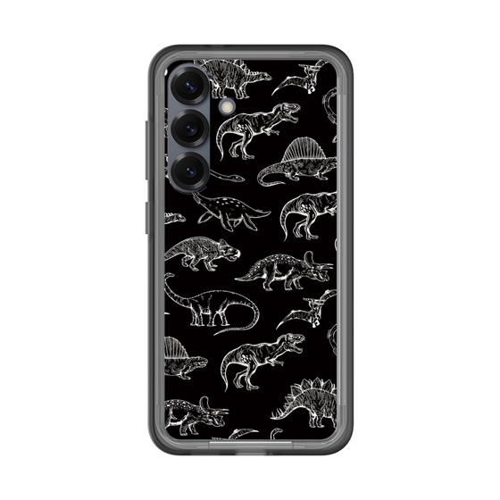 スリムプロテクションプレミアムケース［ Dinosaurs No.2 - Black ］