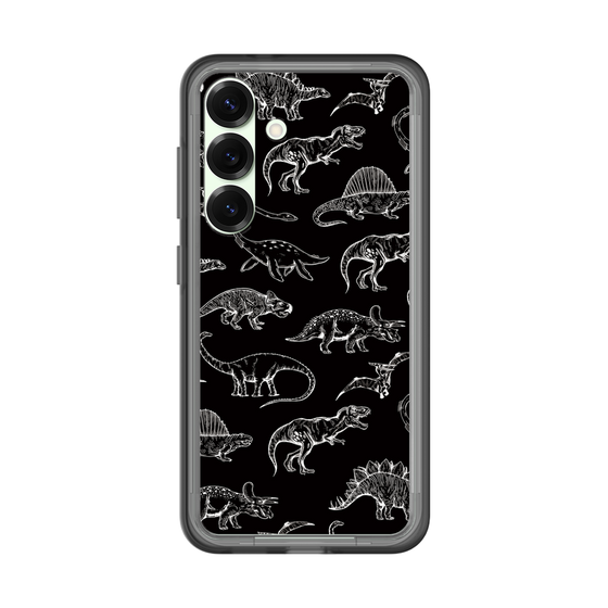 スリムプロテクションプレミアムケース［ Dinosaurs No.2 - Black ］