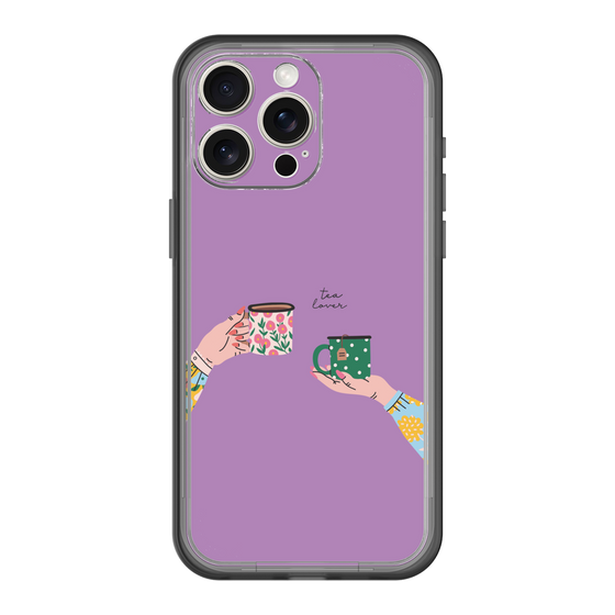 スリムプロテクションプレミアムケース［ Teatime - Purple ］