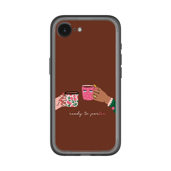 スリムプロテクションプレミアムケース［ Teatime - Brown ］