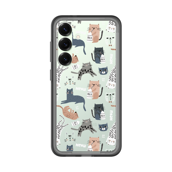 スリムプロテクションプレミアムケース［ Funny Cats - 05 ］