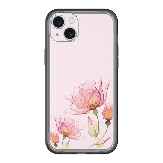 スリムプロテクションプレミアムケース［ Natural Flower - Pink ］