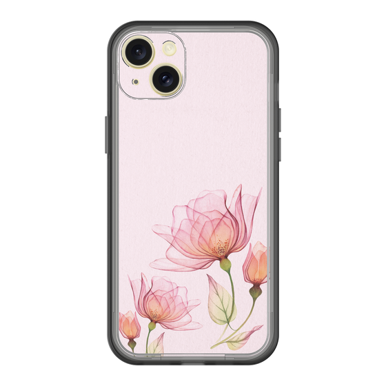 スリムプロテクションプレミアムケース［ Natural Flower - Pink ］