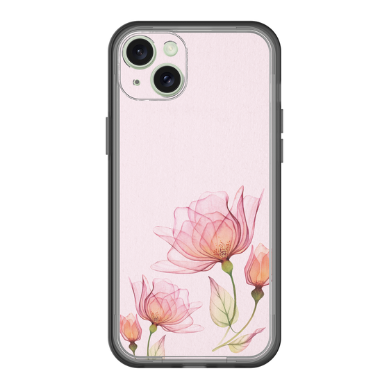スリムプロテクションプレミアムケース［ Natural Flower - Pink ］