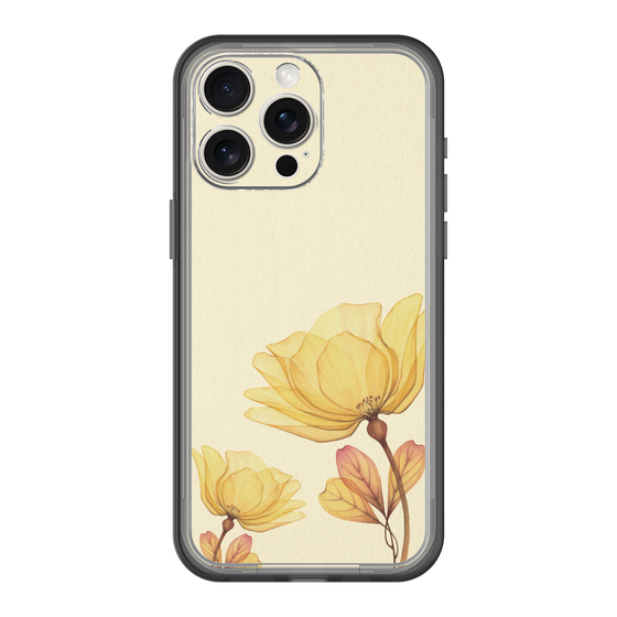 スリムプロテクションプレミアムケース［ Natural Flower - Yellow ］
