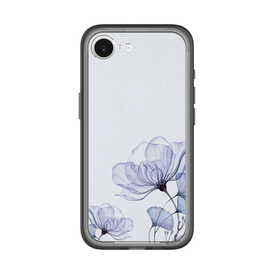 スリムプロテクションプレミアムケース［ Natural Flower - blue ］