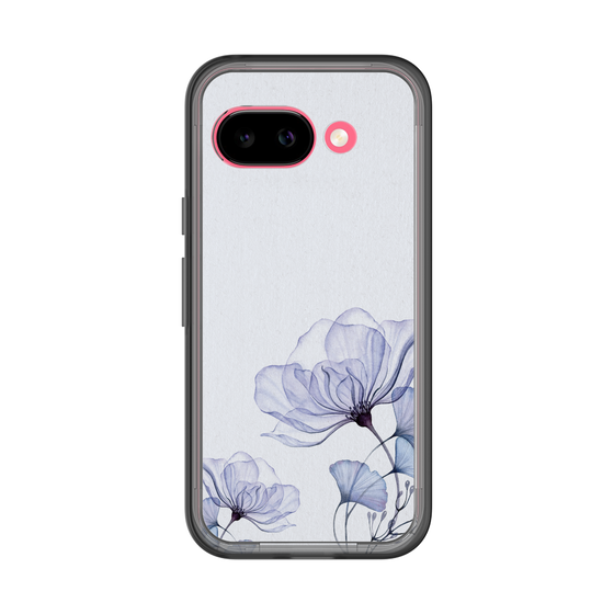 スリムプロテクションプレミアムケース［ Natural Flower - blue ］