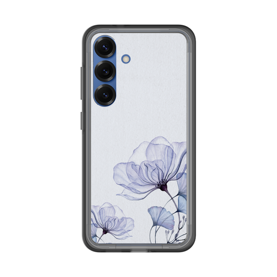 スリムプロテクションプレミアムケース［ Natural Flower - blue ］
