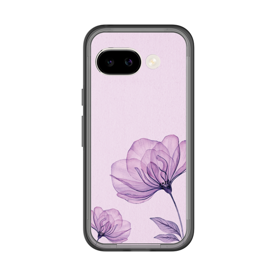 スリムプロテクションプレミアムケース［ Natural Flower - Purple ］