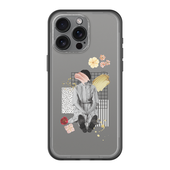 スリムプロテクションプレミアムケース［ Spring Picnic with Flowers ］