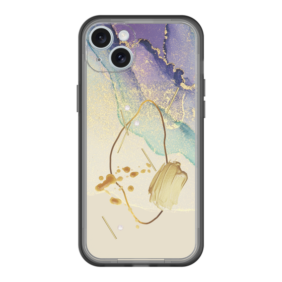 スリムプロテクションプレミアムケース［ Marble Nuance Painting Purple ］