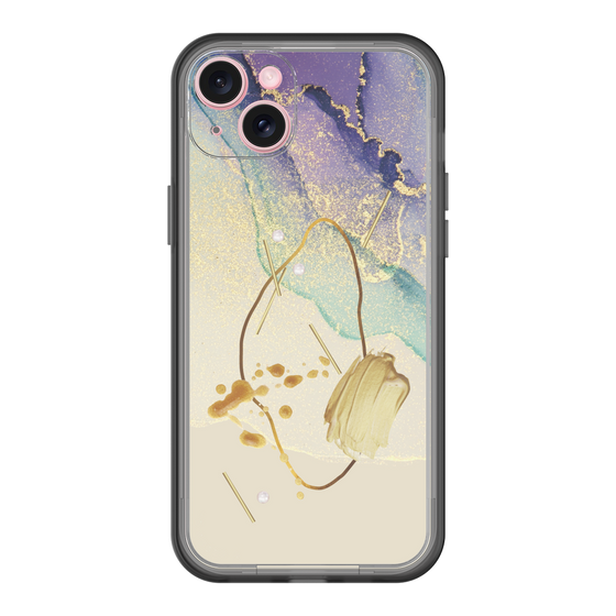 スリムプロテクションプレミアムケース［ Marble Nuance Painting Purple ］