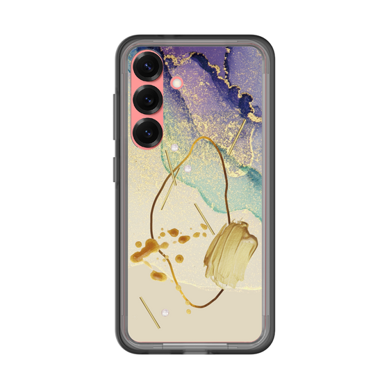 スリムプロテクションプレミアムケース［ Marble Nuance Painting Purple ］