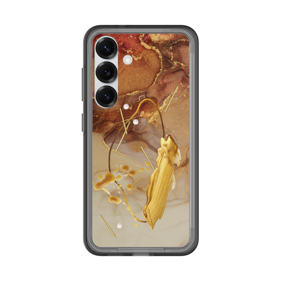 スリムプロテクションプレミアムケース［ Marble Nuance Painting Brown ］