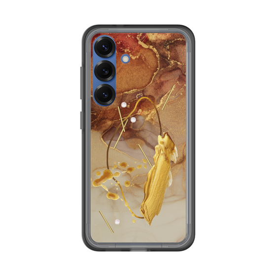 スリムプロテクションプレミアムケース［ Marble Nuance Painting Brown ］