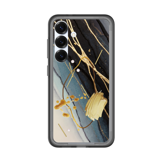 スリムプロテクションプレミアムケース［ Marble Nuance Painting Black ］